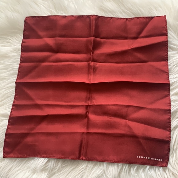 TOMMY HILFIGER 100% Silk Pocket Square - Picture 4 of 5